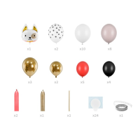 Ballon-Set Dog Bouquet (DIY)