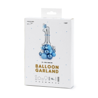 Ballon-Set Zahl 1 - Boyish - Bouquet (DIY)