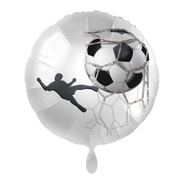 Folienballon - Motiv Soccer - S - 43cm/0,02m&sup3;