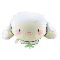 Folienballon - Figur Schafskopf - XL - 88 cm / 0,07 m³