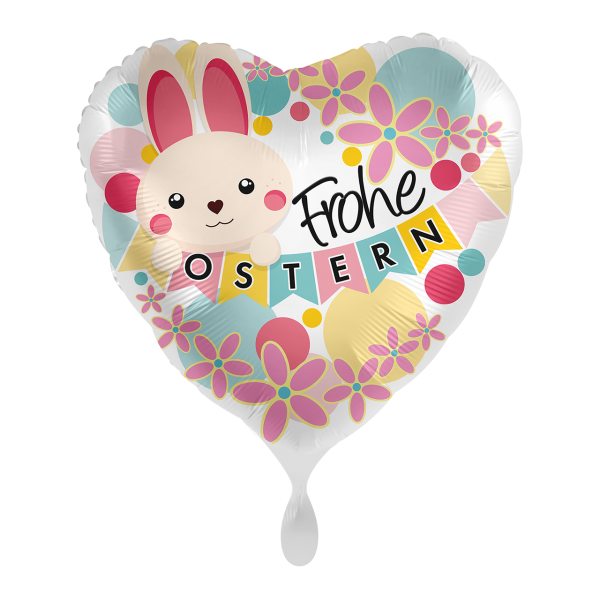 Folienballon - Motiv Frohe Ostern - S - 43 cm / 0,02 m³