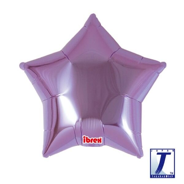 Folienballon - Stern Lavendel - S - 46 cm / 0,02 m³