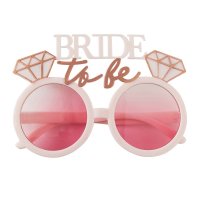Brille Bride to be rosegold