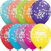 Latexballon - Motiv Happy Birthday -