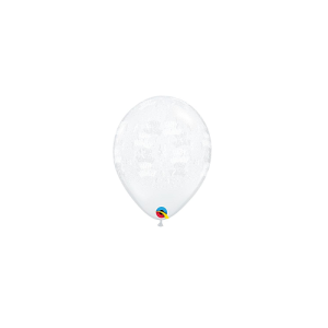 Motivballon Happy Birthday - Transparent