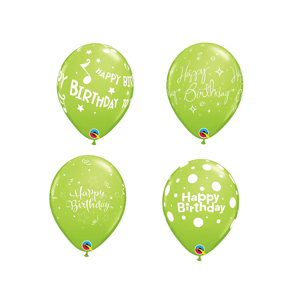 Latexballon - Motiv Happy Birthday -...