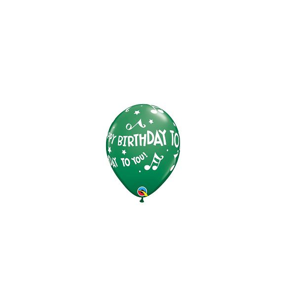 Latexballon Motiv Happy Birthday - Grün - S/Latex -...