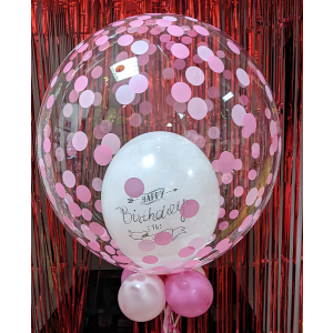 Wunschbubble Konfirmation mit einem Uni-Ballon