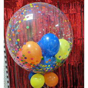 Wunschbubble Konfirmation mit 4-8 kleinen Ballons