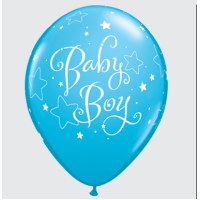 Motivballon Baby Boy Stars