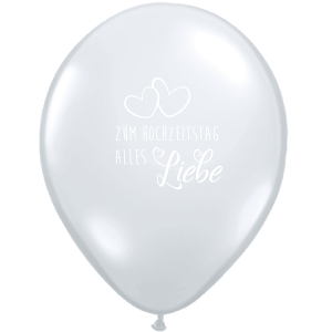 Latexballon - Motiv Zum Hochzeitstag alles Liebe -...