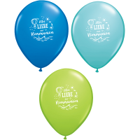Latexballon - Motiv Alles Gute zur Kommunion - S/Latex - 28 cm / 0,02 m³