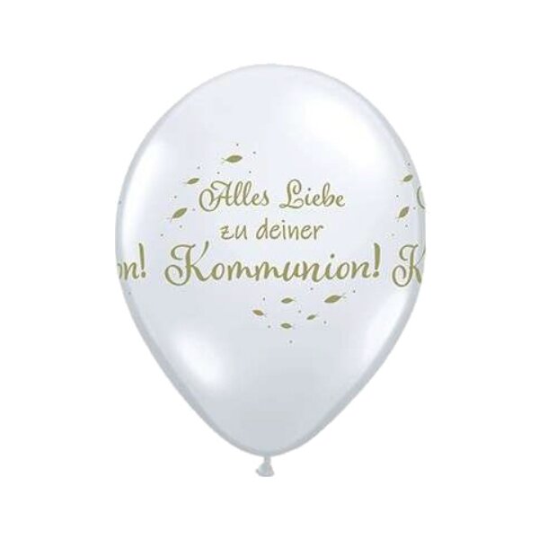Latexballon - Motiv Alles Gute zur Kommunion - S / Latex...