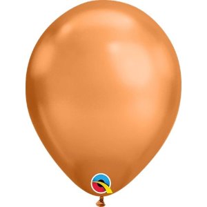 Latexballon - Cooper  Chrome - 18 cm / 7 inch
