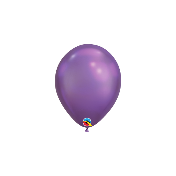 Latexballon - Purple/Lila Chrome - 18 cm / 7 inch