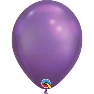 Latexballon Chrome Purple/Lila 18 cm / 7 inch
