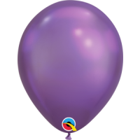 Latexballon - Purple/Lila Chrome - 18 cm / 7 inch