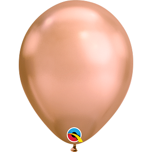 Latexballon Chrome Rosegold 18 cm / 7 inch