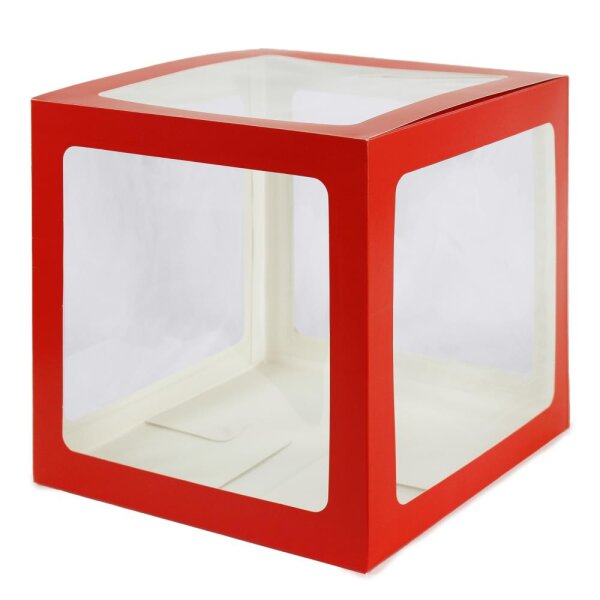 Dekobox rot - XL/30x30x30cm