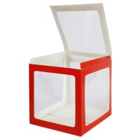 Dekobox rot - XL/30x30x30cm