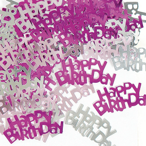 Konfetti Happy Birthday Pink/Rosa 14,1g
