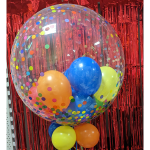 Geschenkballon Bubble - incl. 8 Ballons Inside