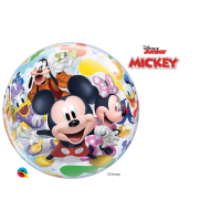 Single Bubble Ballon - Motiv Mickey Maus - XL - 56cm/0,04m³ #1