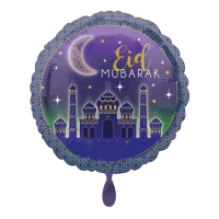 Folienballon - Motiv Eid Mubarak I - S - 43 cm / 0,02 m&sup3;