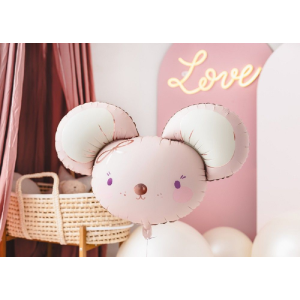 Folienballon - Figur Mauskopf - XL - 75 cm / 0,07 m³