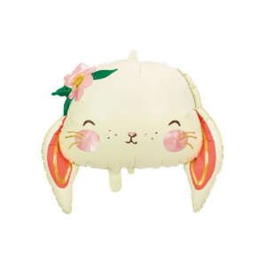 Folienballon - Figur Kaninchenkopf - XL - 50 cm / 0,05...