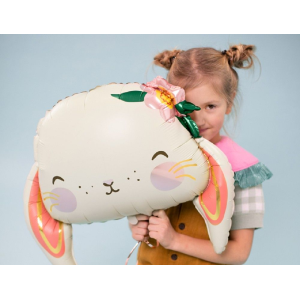 Folienballon - Figur Kaninchenkopf - XL - 50 cm / 0,05...