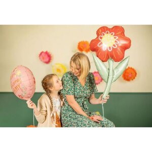 Folienballon - Figur Blume - XL - 75 cm / 0,07 m³