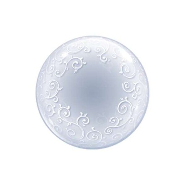 Geschenkballon - Bubble Konfigurator Fancy Filigreen- mit Text- ohne Geld- 1 Ballon