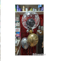Geschenkballon - Bubble Konfigurator Herzen- ohne Text- ohne Geld- 4-8 Ballons