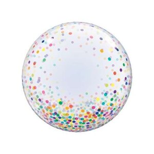 Geschenkballon - Bubble Konfigurator Konfetti Bunt- ohne...