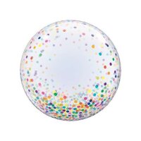 Geschenkballon - Bubble Konfigurator Konfetti Bunt- ohne Text- ohne Geld- 4-8 Ballons