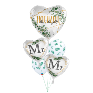 Folienballon - Motiv Botanic Mr and Mrs - XXL -...