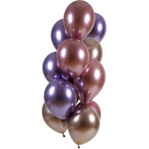 Latexballon-Set - Ultra Shine Amethys - 33 cm /...