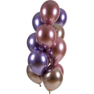 Latexballon - Ultra Shine Amethys - 33cm/0,02m³ - 12er