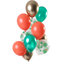 Latexballon-Set - Tropical Gem - 33 cm / 0,02m³ - 12er