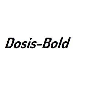 Schrift 2. Dosi-Bold