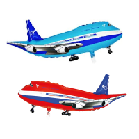Folienballon - Figur Flugzeug - XXL - 74 cm / 0,07 m³