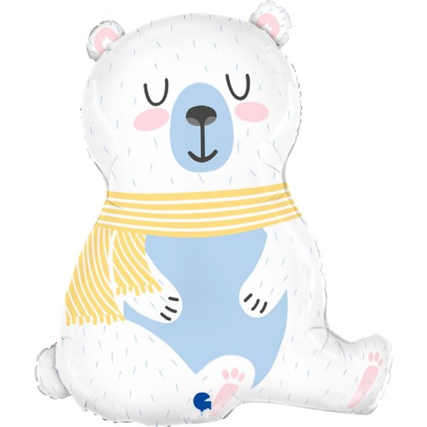 Folienballon - Figur Polarbär - XXL - 74cm/0,07m³