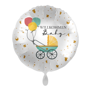 Folienballon - Motiv Baby Buggy - S - 45cm/0,02m³