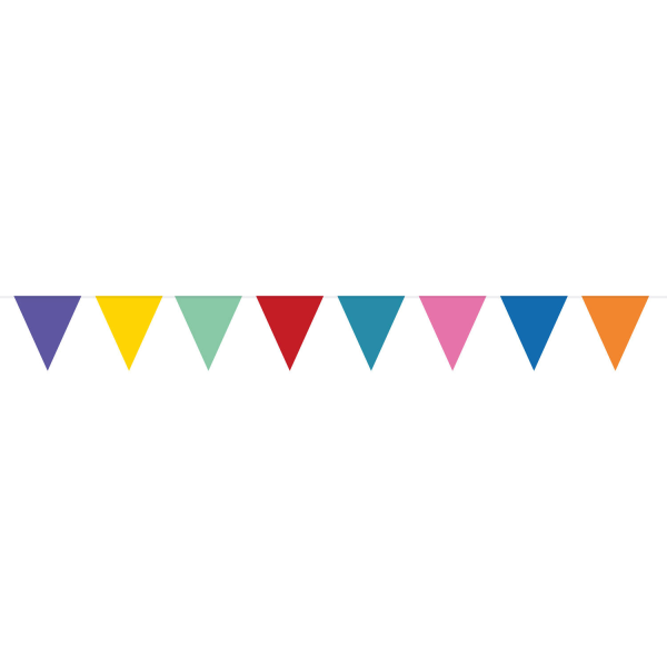 Wimpelkette - bunt -  6m