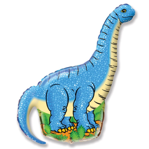 Folienballon - Figur Dino Diplodocus - XXL - 110 cm /...