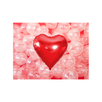 Folienballon - Herz Rot - S - XXXL