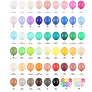 Latex-Luftballon - Standard Transparent-12 cm-Stück...