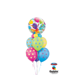 Single Bubble Ballon - Stretchy Birthday