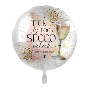 Folienballon - Motiv Tick Tock - S / XXL - 43 / 71 cm -...